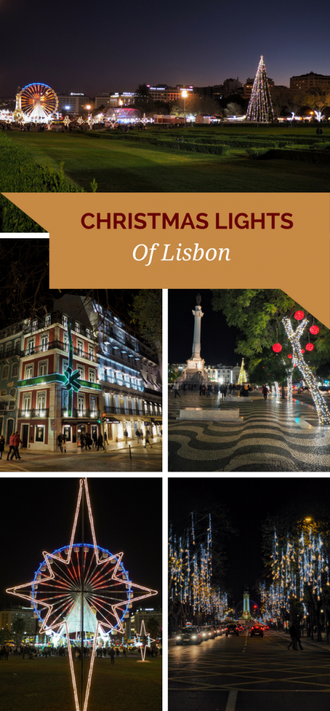 Christmas Lights Of Lisbon