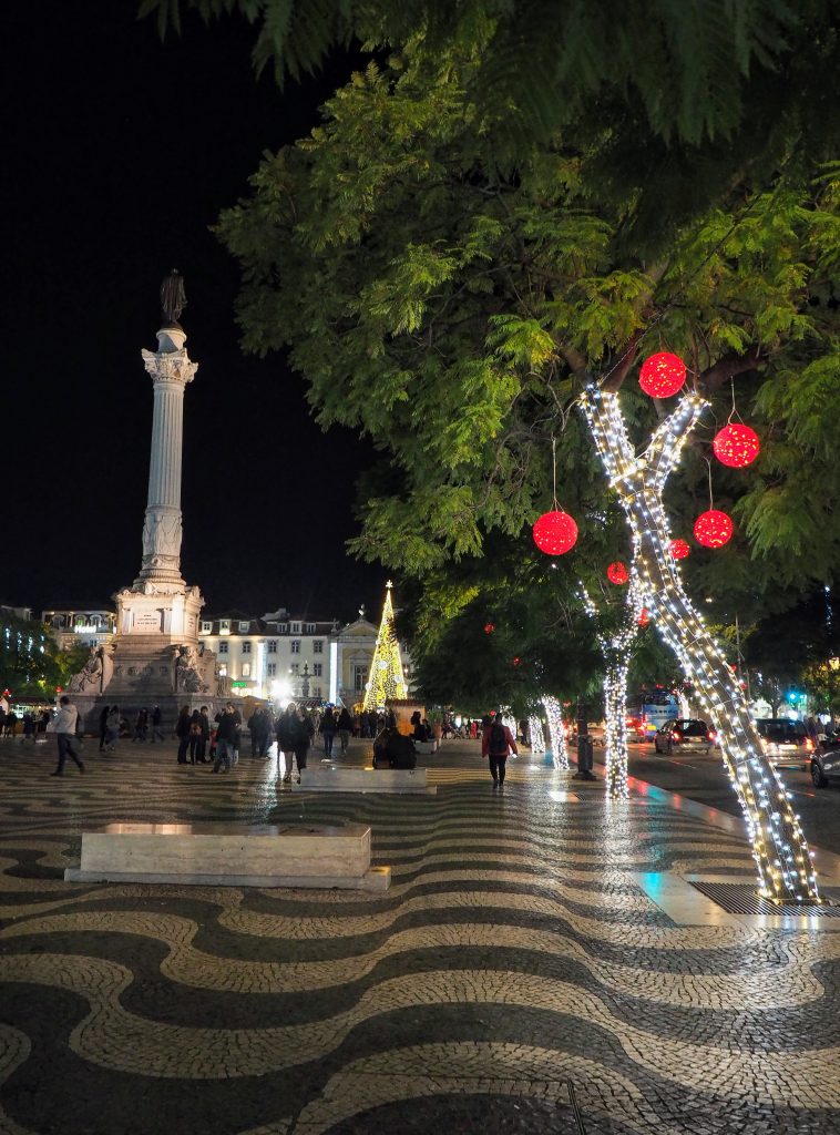 Christmas Lights Of Lisbon