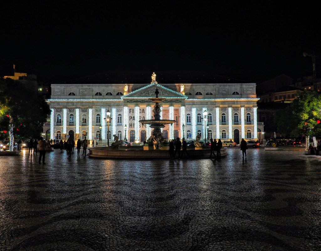 Christmas Lights Of Lisbon