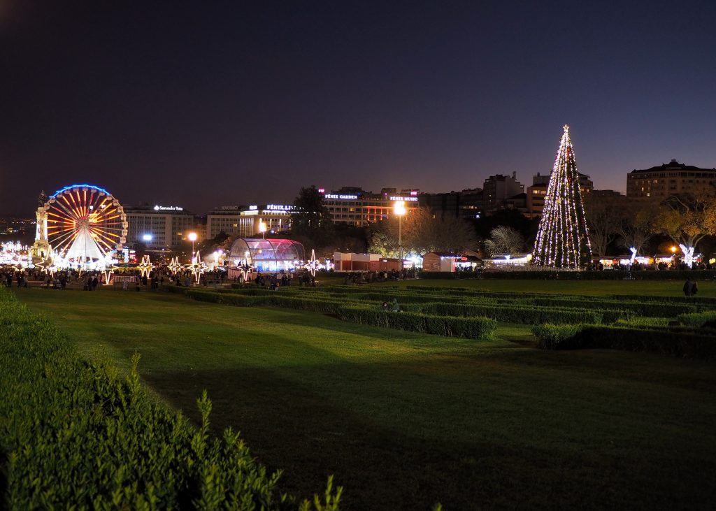 Christmas Lights Of Lisbon