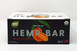 CBD Evo Hemp Mango Macadamia Fruit & Nut Bar-100% Organic Snacks