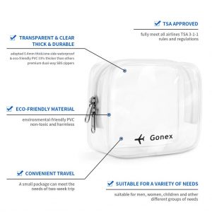 Gonex Travel Bottles Set Toiletry Containers - Hortense Travel