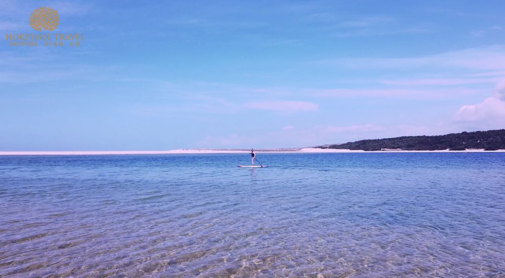 SUP On Lagoa Da Albufeira, Portugal - Hortense Travel