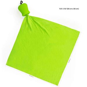 Travelon Set Of 2 On-The-Go Cloths-Lime, One Size - Hortense Travel