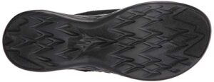 Skechers Womens On-the-go 600 - Sunny Flip Flop, Black, 9 US - Hortense Travel