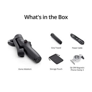 DJI Osmo Mobile 6 Smartphone Gimbal Stabilizer, 3-Axis Phone Gimbal, Built-In Extension Rod, Portable And Foldable, Android And IPhone Gimbal With ShotGuides, Vlogging Stabilizer, YouTube TikTok Video - Hortense Travel