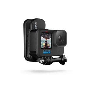 GoPro HERO10 Black Accessory Bundle - Includes HERO10 Camera, Shorty (Mini Extension Pole + Grip), Magnetic Swivel Clip, Rechargeable Batteries (2 Total), And Camera Case - Hortense Travel