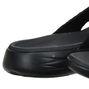 Skechers Womens On-the-go 600 - Sunny Flip Flop, Black, 9 US - Hortense Travel