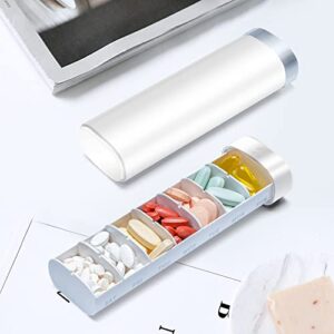 7 Day Pill Organizer, Weekly Travel Pill Box 7 Day With Privacy Protection Design Medicine Organizer, Cute Pill Holder, Daily Pill Case Container Dispenser To Hold Vitamins, Medication, Supplements - Hortense Travel