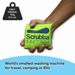 Scrubba Portable Wash Bag – Foldable Hand Washing Machine For Hotel And Travel – Light And Small Eco-friendly Camping Laundry Bag For Washing Clothes Anywhere - Hortense Travel