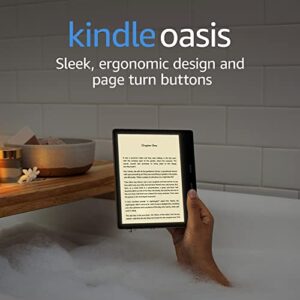 Kindle Oasis – With 7” Display And Page Turn Buttons - Without Lockscreen Ads - Hortense Travel