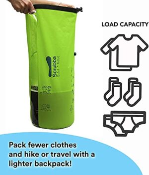 Scrubba Portable Wash Bag – Foldable Hand Washing Machine For Hotel And Travel – Light And Small Eco-friendly Camping Laundry Bag For Washing Clothes Anywhere - Hortense Travel