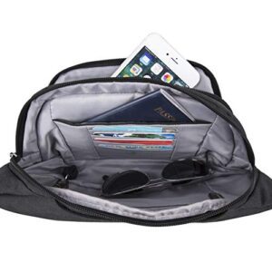 Travelon Unisex Adult Travelon Anti-theft Metro Waistpack Waist Packs, Black, 10.5 X 7 2.5 US - Hortense Travel