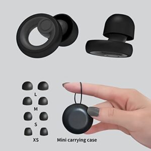 Jayine Ear Plugs For Noise Cancelling Ear Protection Super Comfortable Calmer EarPlugs For Sleep,Concerts,Work,Study,8 Size Eartips With Small Box,Perfect -30dB Silicone Earplugs For Noise Reduction - Hortense Travel