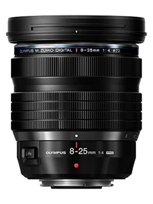 OM SYSTEM M.Zuiko Digital ED 8-25mm F4.0 PRO For Micro Four Thirds System Camera, Compact Ultra Wide Zoom Lens, Weather Sealed Design, MF Clutch, L-Fn Button - Hortense Travel