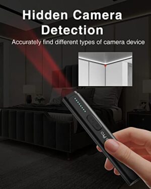 JEPWCO G10 Pro Hidden Camera Detectors, Professional Anti Spy Detector, RF Signal/Magnetic/Bug/Hidden Devices Detector For GPS Tracker Listening Device, Portable For Car,Office,Travel - Hortense Travel