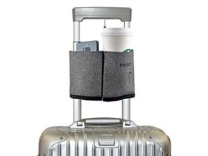 Beveetio Side Opening Luggage Cup Holder, Free Hand Suitcase Cup