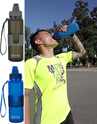 Collapsible Travel Water Bottle Reuseable Bpa Free Silicone