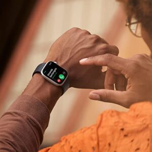 Apple Watch Series 8 [GPS 45mm] Smart Watch W/Midnight Aluminum Case With Midnight Sport Band - S/M. Fitness Tracker, Blood Oxygen & ECG Apps, Always-On Retina Display, Water Resistant - Hortense Travel