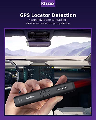 Car GPS Tracker Detector,Hidden Camera Detectors Anti Spy Detector Hidden  Devices Spy Camera Bug RF Listening Device,4 Levels Sensitivity Use for  Home Office 