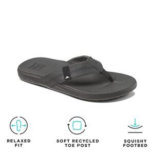 Reef Men's Sandals, Cushion Phantom, Black, 10 - Hortense Travel