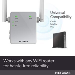 NETGEAR Wi-Fi Range Extender EX3700 - Coverage Up To 1000 Sq Ft And 15 Devices With AC750 Dual Band Wireless Signal Booster & Repeater (Up To 750Mbps Speed), And Compact Wall Plug Design - Hortense Travel