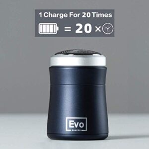 EVO Shaver: World's Smallest Shaver Ever,Travel Men's Shaver,Pocket Size,Men's Electric Razor,Multifunction Portable Travel Shaver For Men's Beard Shaving Trimming Grooming (Evo Shaver) - Hortense Travel