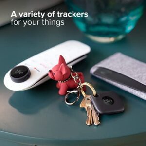 Tile Mate Essentials 4-Pack (2 Mate, 1 Slim, 1 Stickers)- Bluetooth Tracker & Item Locators For Keys, Wallets, Remotes & More; Easily Find All Your Things. - Hortense Travel