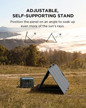 EF ECOFLOW RIVER 2 Max Solar Generator 512Wh Long-life LiFePO4 Portable Power Station& 160W Solar Panel For Home Backup Power, Camping & RVs 100% Charged In 60m With 3000+ Cycles & Up To 1000W Output - Hortense Travel