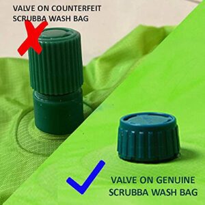 Scrubba Portable Wash Bag – Foldable Hand Washing Machine For Hotel And Travel – Light And Small Eco-friendly Camping Laundry Bag For Washing Clothes Anywhere - Hortense Travel