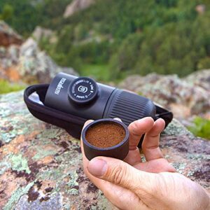 WACACO Nanopresso Portable Espresso Maker Bundled With Nanopresso Protective Case, Upgrade Version Of Minipresso, 18 Bar Pressure, Extra Small Travel Coffee Maker, Manually Operated - Hortense Travel