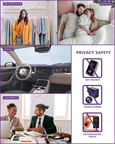 Car GPS Tracker Detector,Hidden Camera Detectors Anti Spy Detector Hidden  Devices Spy Camera Bug RF Listening Device,4 Levels Sensitivity Use for  Home Office 