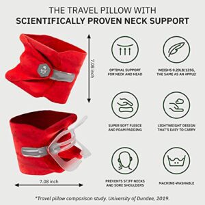 Trtl Travel Pillow For Neck Support- Super Soft Neck Pillow With Shoulder Support And Cozy Cushioning Lightweight And Easy To Carry - Machine Washable - Grey - Hortense Travel