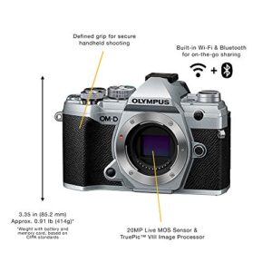 OLYMPUS OM-D E-M5 Mark III Body Silver - Hortense Travel